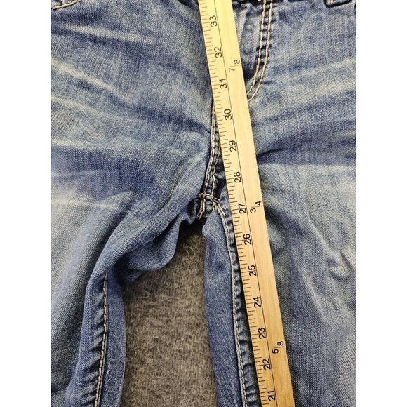 Kut From The Kloth Women's Straight Leg Jeans Size 6 Blue Flap Pocket Stretch - Picture 8 of 10